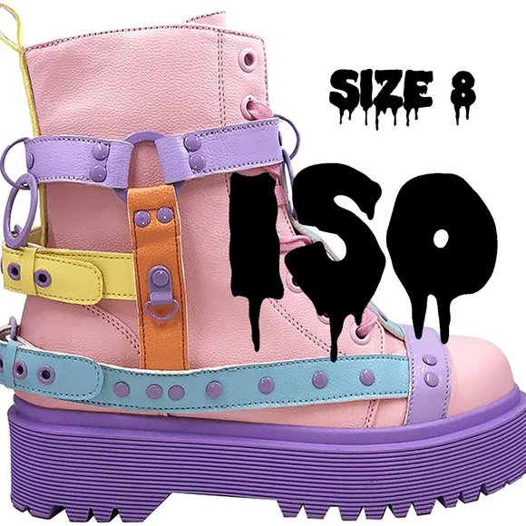 ISO - SIZE 8  STRANGE CVLT Prismatic Disorder Boot - Picture 1 of 1